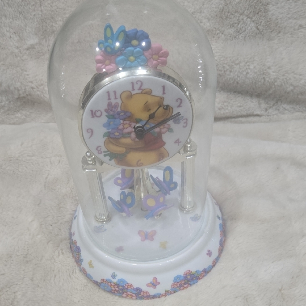 Winnie the Pooh Kids Rotating Clock - Multicolor